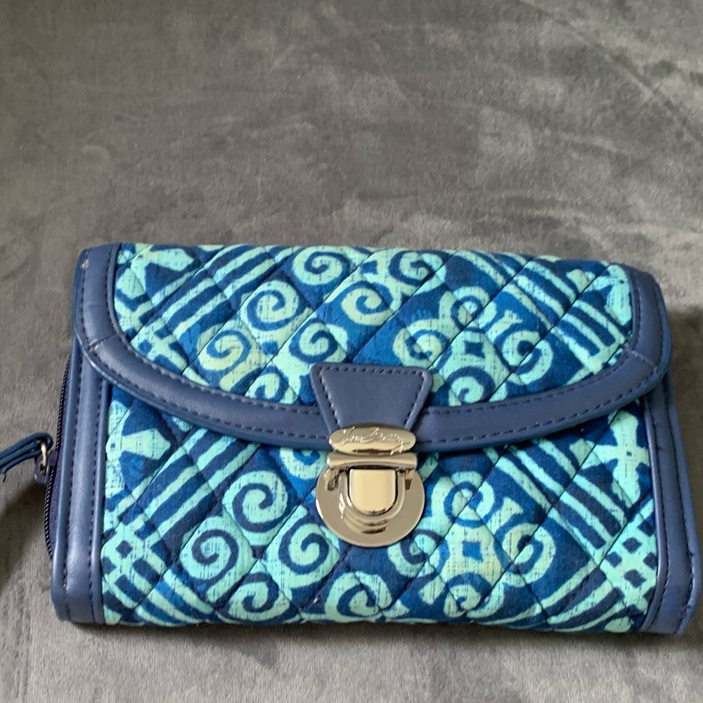 Vera Bradley Blue Billfold